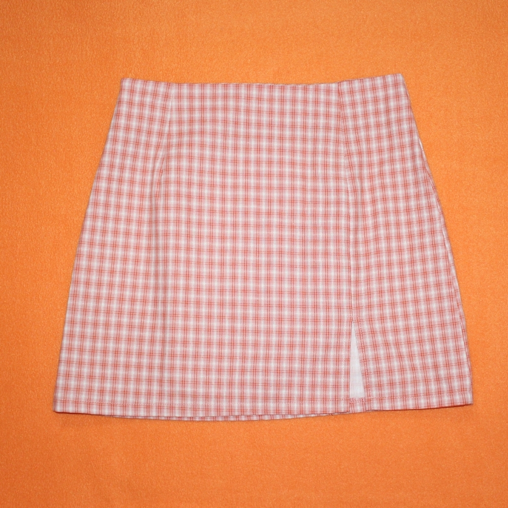 Plaid Mini Skirt